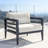 Belamar Outdoor 6-pc Seating Set, Sunbrella Spectrum & Black Aluminum-989607218-989607216