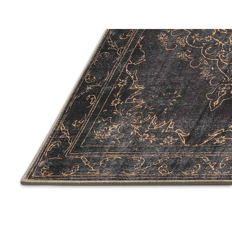 Tapis traditionnel gris / beige Sipan, Rectangle 5 pi x 7 pi