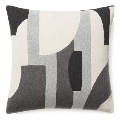 Composition Hand-Embroidered Chain Stitch Pillow