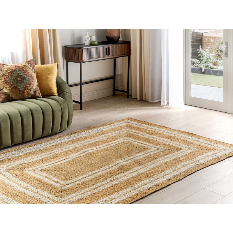 Buch Hand Woven Beige Indoor Rug, Rectangle 160 x 230cm