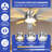 Laterrious 60'' Ceiling Fan with LED Lights-1387097496