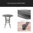 Cast Aluminium BAR TABLE
