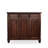 Dark-walnut Solid Wood Shoe Storage Bench