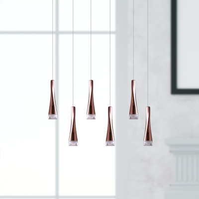 Mcarthur 6 - Light LED Cluster Pendant