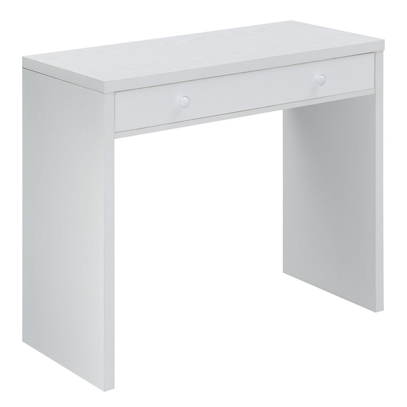Bureau d'écriture avec tiroir Alisa, Blanc