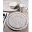 Set of 2 Taupe Swirl Chargers
