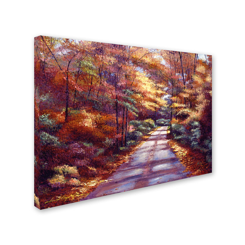 « the gloire of automne », reproduction sur toile tendue, H 14 po x l 19 po x P 2 po