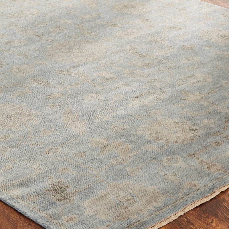 Pilon Wool Flroal Area Rug, Rectangle 12' x 15'