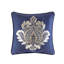Ensemble de literie réversible en coton, courtepointe marine avec coussin décoratif pour la maison