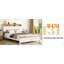 Grand lit avec base de lit tout en bois-1447744922