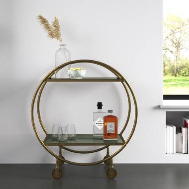 Getaway Coastal Living Home Collection 5 O'clock Bar Cart