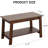 31.5 Inch Coffee Table with 2-Tier Storage, Modern Industrial Rectangular Living Room Table, Compact MDF & Particle Board Build, Durable & Easy Assembly, Ideal for Apartments & Offices