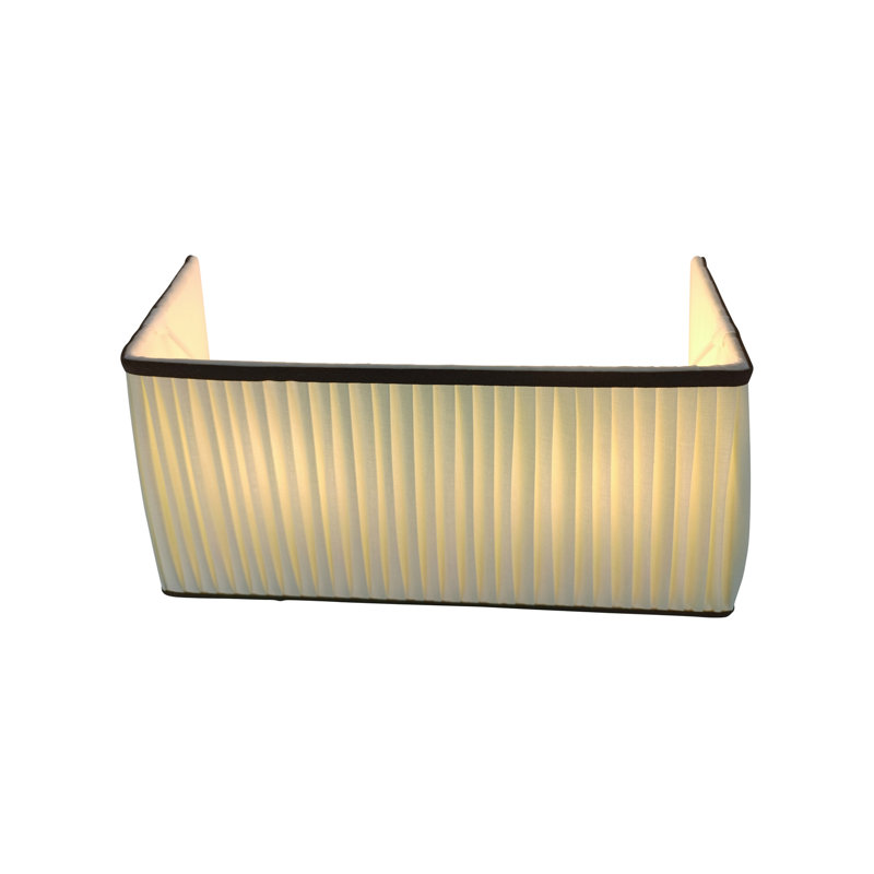 Amanda Lindroth Rectangle Flush Mounted Sconce, Brown