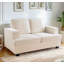 Causeuse moderne en velours-80472320
