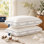 Housse de coussin en duvet d'oie 100% coton biologique Pacific Coast