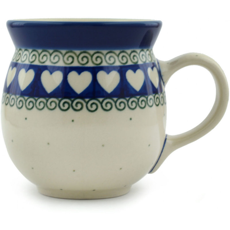 Grande tasse à bulles en grès poli 16 oz, 16