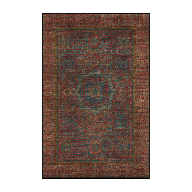 Abstract Indoor Rug, Rectangle 2' x 4'