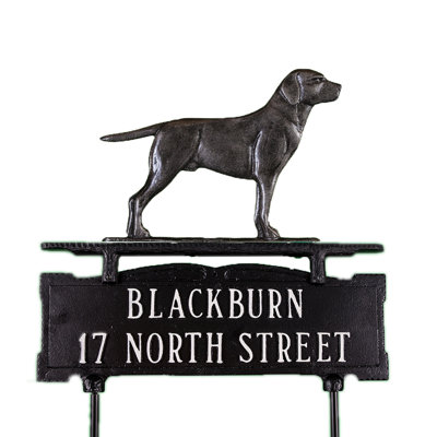 2-Line Lawn Address Sign