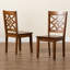 Chaise d'appoint en bois massif Annorah-749472367