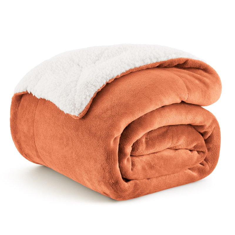 Bedsure Fitted Sheet Deep - Bed Sheets Extra Deep Pocket made of Soft Brushed Microfiber for Bed, Mango, 130cm x 150cm