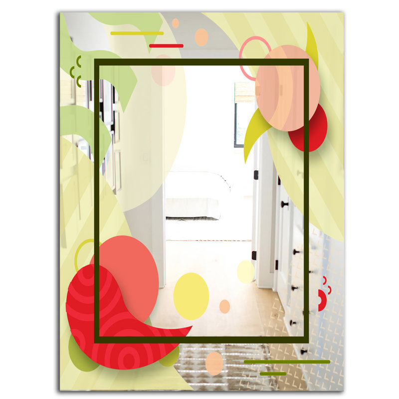 Miroir décoratif Groovy Jungle, H 39,4 po x l 29,5 po