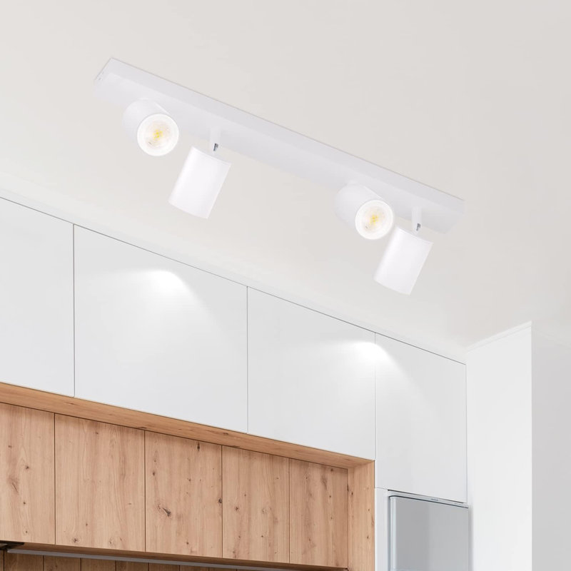 4-Light Track Lighting Set Oella, White