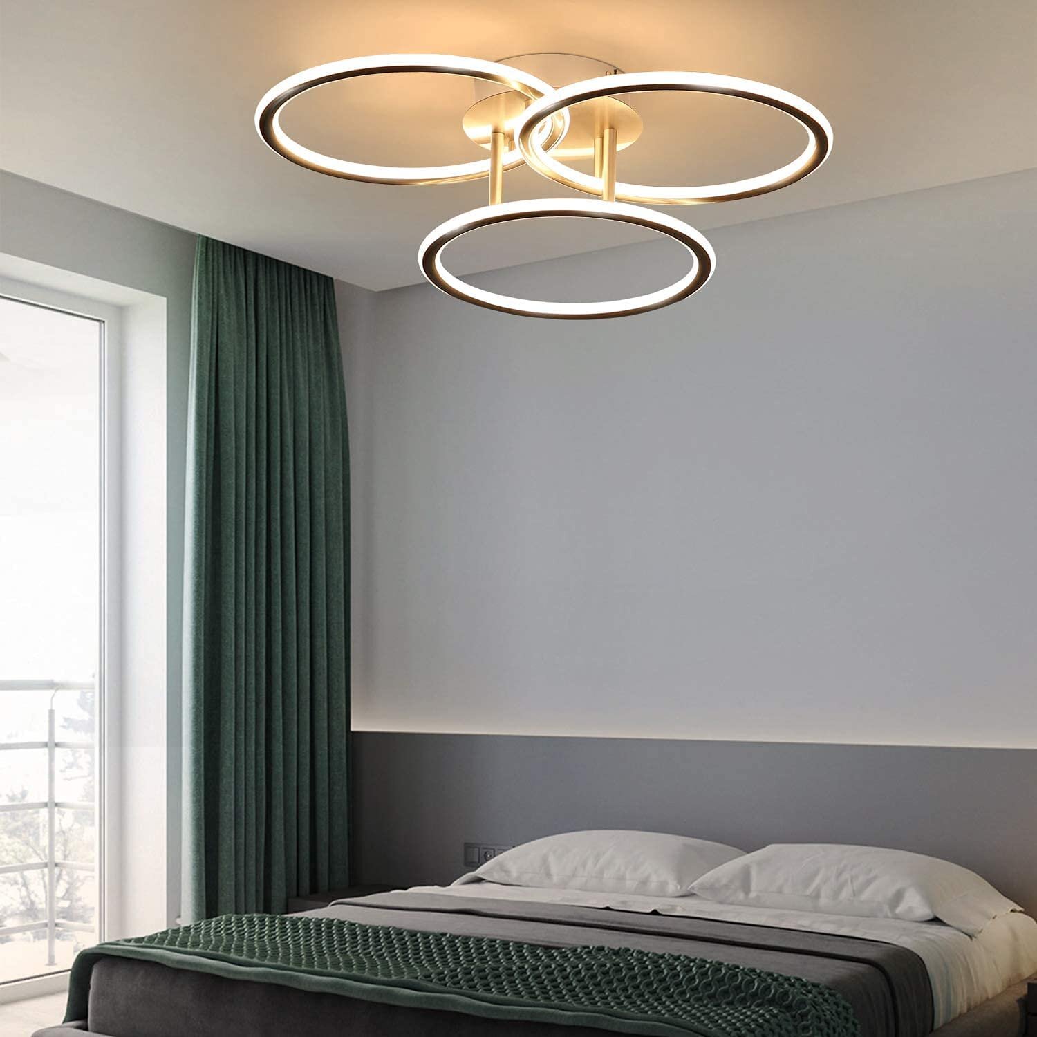 Flammig Design Ringe Deckenlampe Perspections Azmat & 3 3000K Warmweiß Bewertungen LED