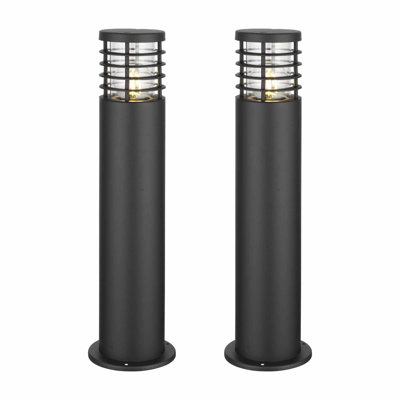 Vasco Black Paint Metal Bollard Light