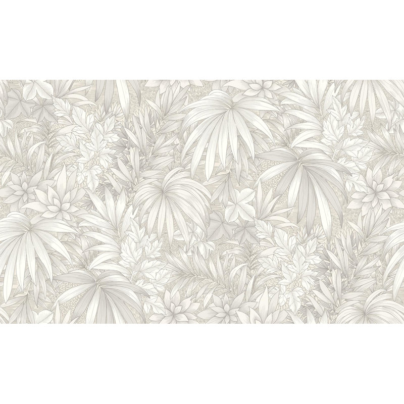 Rouleau de fleurs Barryan, Blanc