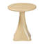 Table de bout Bali & Pari Aponi - Table d'appoint sculpturale avec plateau rond et base piédestal-1200554679