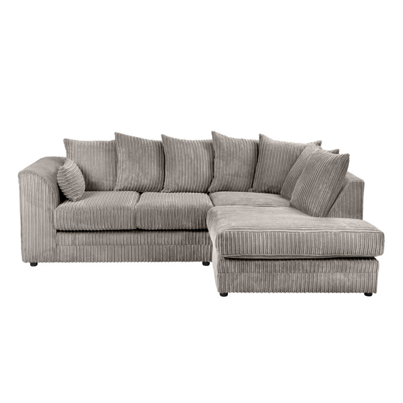 Moana 3 - Piece Living Room Set, Right Hand Facing, Grey