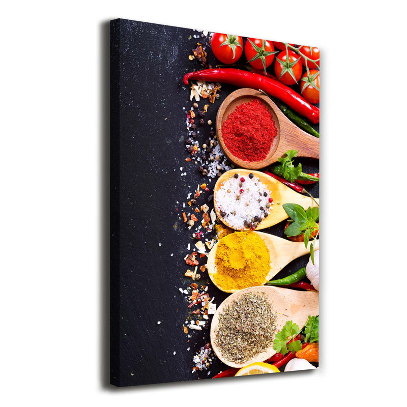 Spices - Wrapped Canvas Print