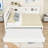 Full Upholstered Platform Bed with USB Ports and LED and Trundle-844524348