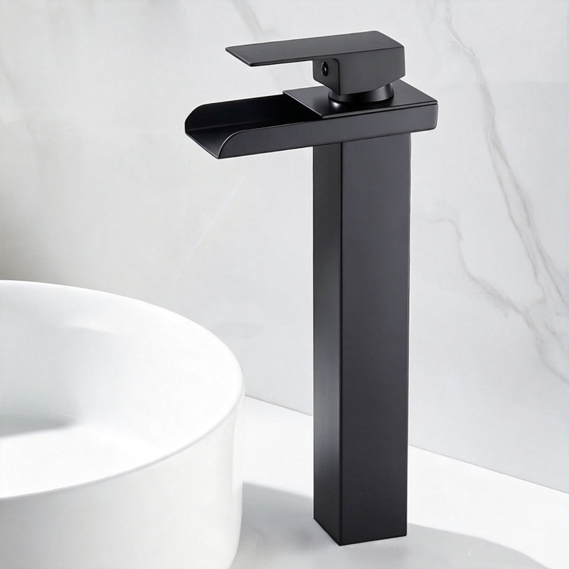 Single-handle Bathroom Faucet, Matte Black