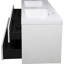 Meuble-lavabo mural 72 po avec lavabo, armoire de rangement flottante avec comptoir en résine de pierre et tiroirs à fermeture en douceur 72 po-114411022