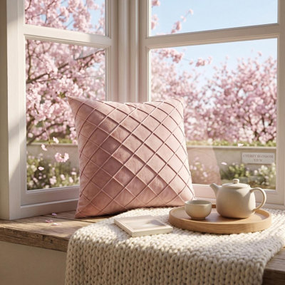 4Pcs Square Velvet Throw Pillow Cover