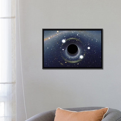 «Black Hole MAXI Absorbing a Star» par Lenworth, reproduction sur toile tendue