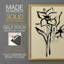 Encre florale II, impression encadrée - bois massif-425209717-425209725