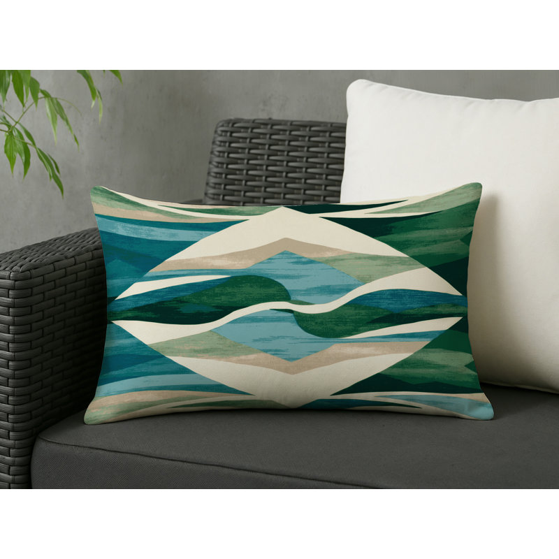 Starshade Dreams Indoor And Outdoor Throw Pillow, Rectangle 18"H x 25"W