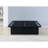Modern Style Heavy Duty Cal King Size Bed Base Frame Made With Metal In Black