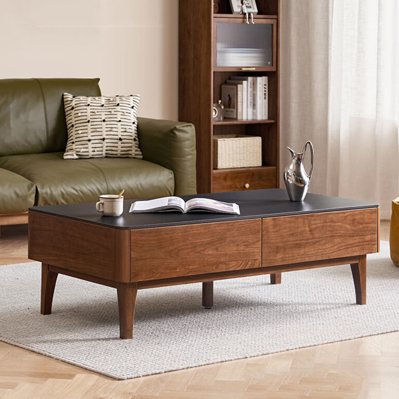 Table basse Modern, 16.5" H x 51.2" L x 25.6" W