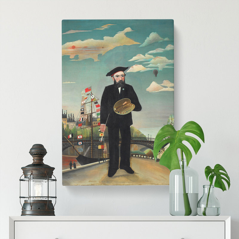 Self-Portrait by Henri Rousseau - Wrapped Canvas Painting, 76cm H x 50cm W x 3cm D