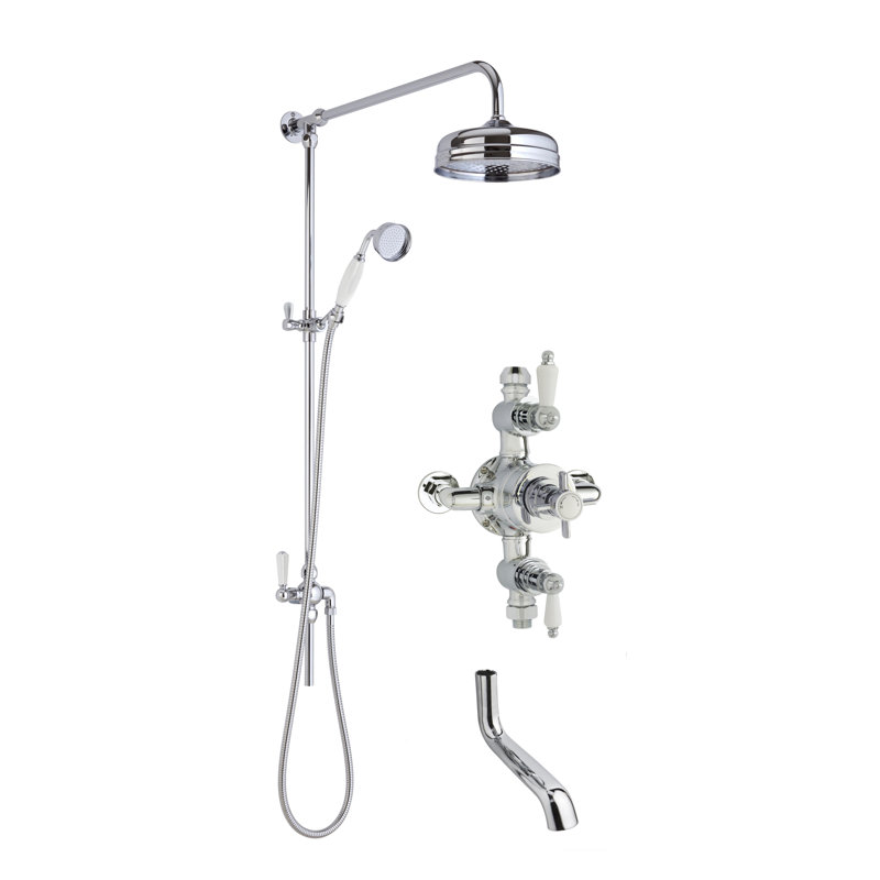 Mixer Shower with Dual Shower Head