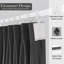 Blackout Pencil Pleat Curtains - Thermal Insulated, Light Blocking Window Drapes-1139010868-1139010875