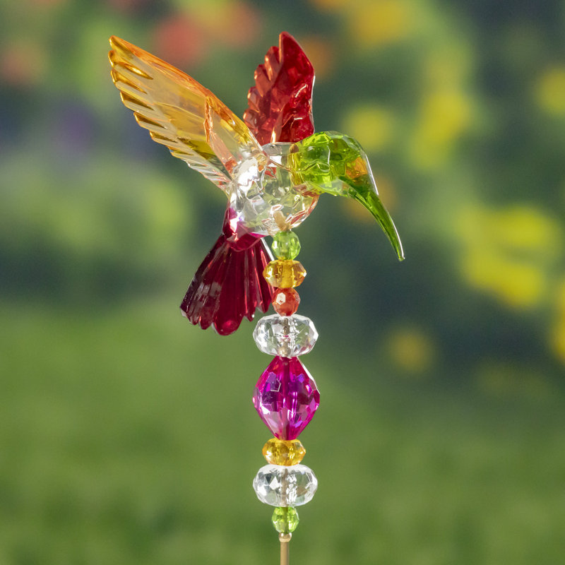 Hummingbird Garden Stake