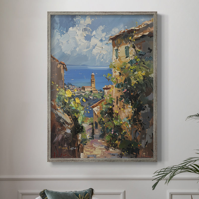 «LANDSCAPES Series CCCCLV», reproduction encadrée - bois massif, H 11 po x l 9 po