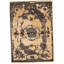 Tapis unique en viscose noué à la main style transitionnel des années 2010 de 4 pi 8 po x 6 pi 7 po brun clair Treavion