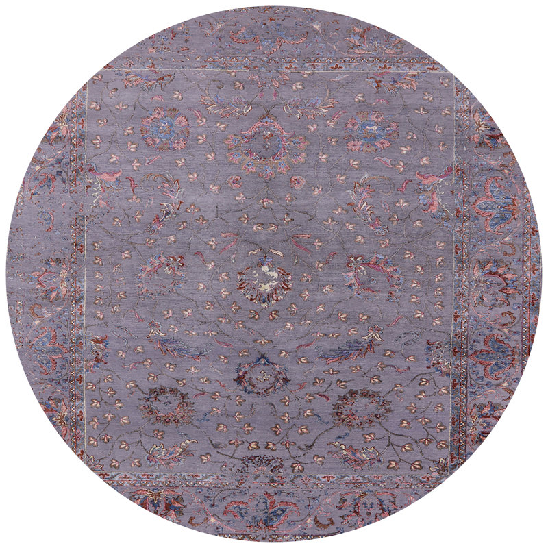 Oriental Indoor Rug, Round 6'