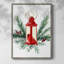«Christmas Holiday», art encadré - bois massif XMA170629-305330399