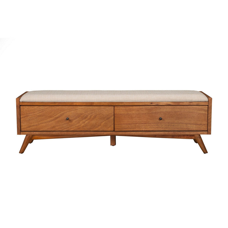 Fabric Upholstered Storage Bench